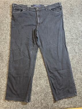Alberto Tommy Comfort Fit Dark Gray Stretch Jeans Mens 46x34